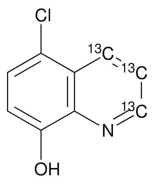 5-Chloro-8-quinolinol-2,3,4-13C3 99 atom % 13C, 97% (CP)