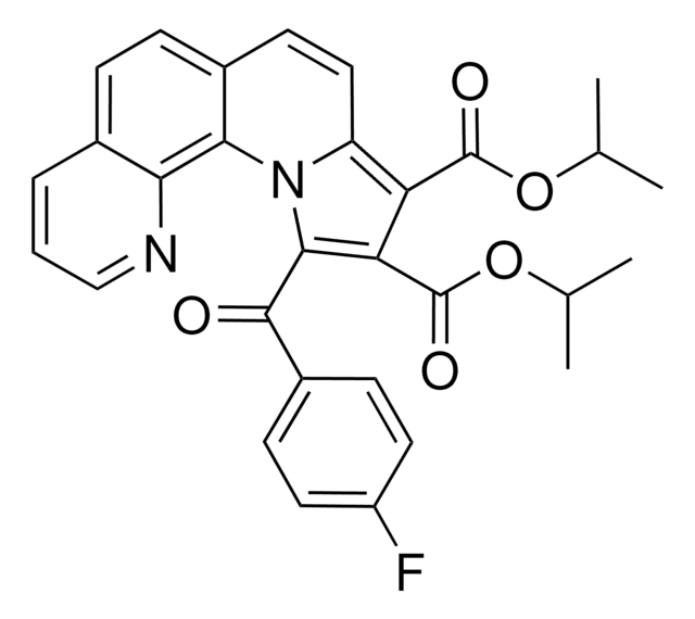 DIISOPROPYL 11-(4-FLUOROBENZOYL)PYRROLO[1,2-A][1,10]PHENANTHROLINE-9,10-DICARBOXYLATE AldrichCPR