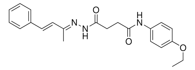 N-(4-ETHOXYPHENYL)-4-(2-(1-ME-3-PH-2-PROPENYLIDENE)HYDRAZINO)-4-OXOBUTANAMIDE AldrichCPR