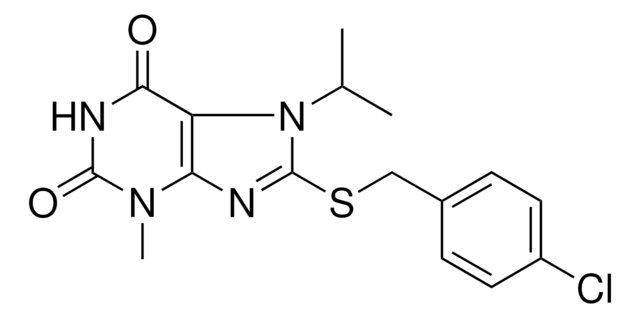 8-(4-CHLORO-BENZYLSULFANYL)-7-ISOPROPYL-3-METHYL-3,7-DIHYDRO-PURINE-2,6-DIONE AldrichCPR