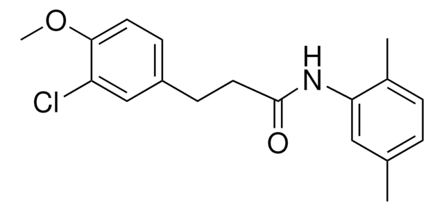 3-(3-CHLORO-4-METHOXYPHENYL)-N-(2,5-DIMETHYLPHENYL)PROPANAMIDE AldrichCPR