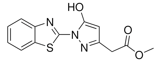 METHYL [1-(1,3-BENZOTHIAZOL-2-YL)-5-HYDROXY-1H-PYRAZOL-3-YL]ACETATE AldrichCPR