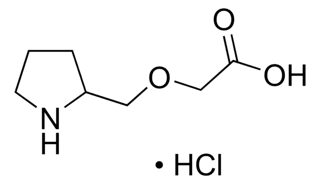 (2-Pyrrolidinylmethoxy)acetic acid hydrochloride AldrichCPR