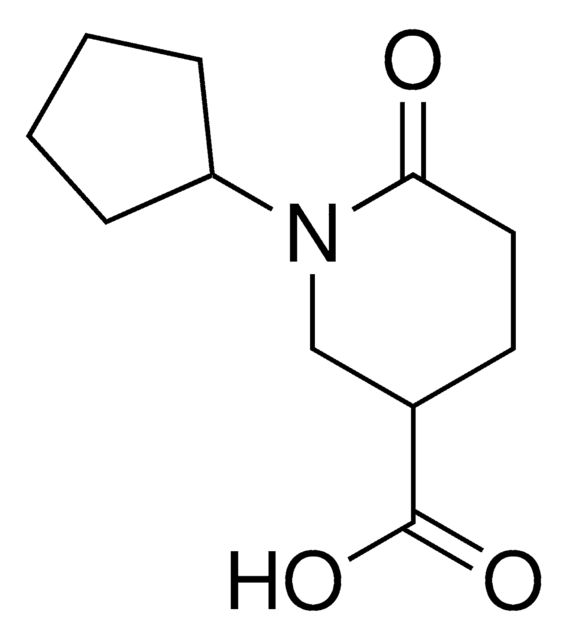 1-cyclopentyl-6-oxopiperidine-3-carboxylic acid AldrichCPR