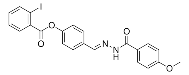 4-(2-(4-METHOXYBENZOYL)CARBOHYDRAZONOYL)PHENYL 2-IODOBENZOATE AldrichCPR