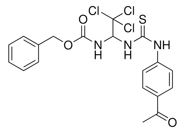 BENZYL 1-(((4-ACETYLANILINO)CARBOTHIOYL)AMINO)-2,2,2-TRICHLOROETHYLCARBAMATE AldrichCPR