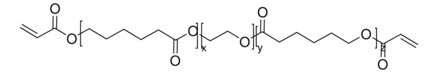 PCL-PEG-PCL diacrylate average Mn 1000-10000-1000, Poly(caprolactone)-b-poly(ethylene glycol)-b-poly(caprolactone) diacrylate