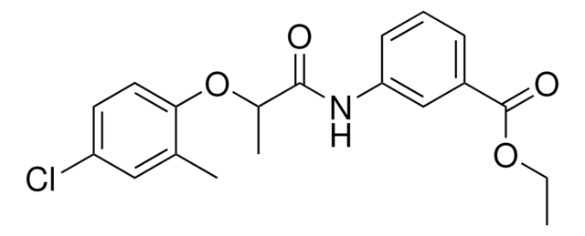 ETHYL 3-((2-(4-CHLORO-2-METHYLPHENOXY)PROPANOYL)AMINO)BENZOATE AldrichCPR