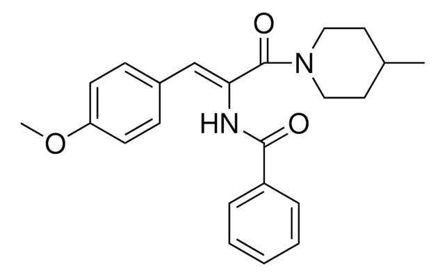 N-(2-(4-METHOXY-PHENYL)-1-(4-METHYL-PIPERIDINE-1-CARBONYL)-VINYL)-BENZAMIDE AldrichCPR