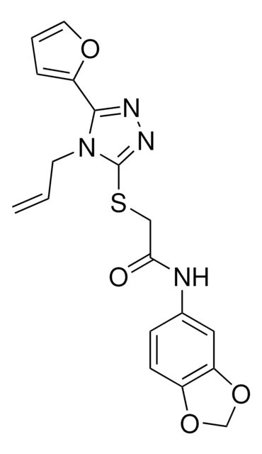 2-{[4-ALLYL-5-(2-FURYL)-4H-1,2,4-TRIAZOL-3-YL]SULFANYL}-N-(1,3-BENZODIOXOL-5-YL)ACETAMIDE AldrichCPR