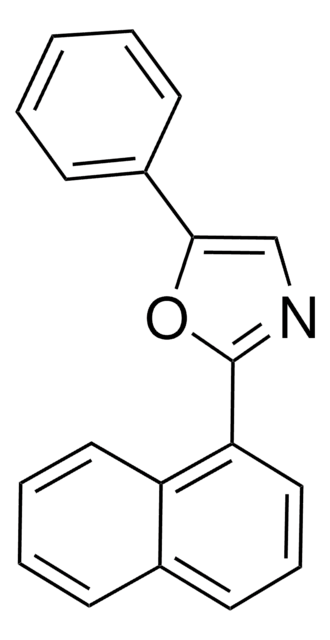 2-(1-Naphthyl)-5-phenyloxazole suitable for liquid scintillation spectrometry, crystalline