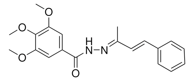 3,4,5-TRIMETHOXY-N'-(1-METHYL-3-PHENYL-2-PROPENYLIDENE)BENZOHYDRAZIDE AldrichCPR