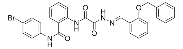 2-(((2-(2-(BENZYLOXY)BENZYLIDENE)HYDRAZINO)(OXO)AC)AMINO)-N-(4-BR-PH)BENZAMIDE AldrichCPR