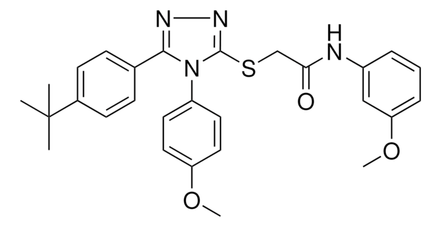 2-{[5-(4-TERT-BUTYLPHENYL)-4-(4-METHOXYPHENYL)-4H-1,2,4-TRIAZOL-3-YL]SULFANYL}-N-(3-METHOXYPHENYL)ACETAMIDE AldrichCPR