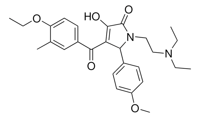 1-[2-(DIETHYLAMINO)ETHYL]-4-(4-ETHOXY-3-METHYLBENZOYL)-3-HYDROXY-5-(4-METHOXYPHENYL)-1,5-DIHYDRO-2H-PYRROL-2-ONE AldrichCPR