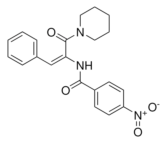 4-NITRO-N-(2-PHENYL-1-(PIPERIDINE-1-CARBONYL)-VINYL)-BENZAMIDE AldrichCPR