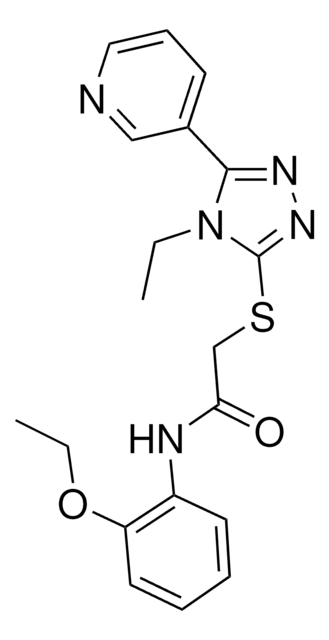 N-(2-ETHOXYPHENYL)-2-((4-ET-5-(3-PYRIDINYL)-4H-1,2,4-TRIAZOL-3-YL)THIO)ACETAMIDE AldrichCPR