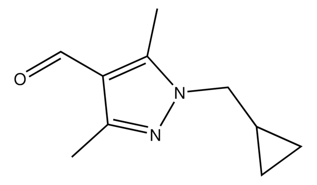 1-(Cyclopropylmethyl)-3,5-dimethyl-1H-pyrazole-4-carbaldehyde AldrichCPR