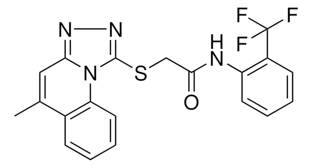 2-[(5-METHYL[1,2,4]TRIAZOLO[4,3-A]QUINOLIN-1-YL)SULFANYL]-N-[2-(TRIFLUOROMETHYL)PHENYL]ACETAMIDE AldrichCPR