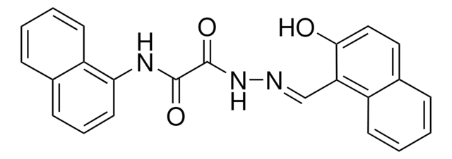 2-(2-((2-HYDROXY-1-NAPHTHYL)METHYLENE)HYDRAZINO)-N-(1-NAPHTHYL)-2-OXOACETAMIDE AldrichCPR