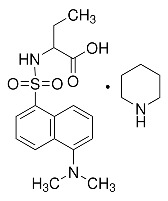 Dansyl-DL-&#945;-amino-n-butyric acid piperidinium salt