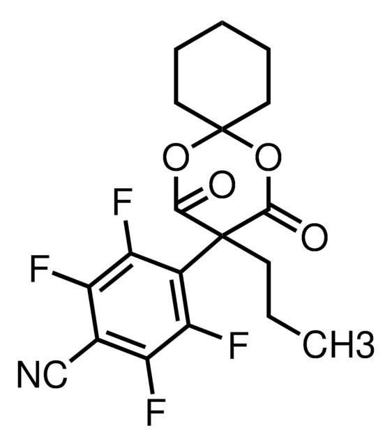 4-(2,4-Dioxo-3-propyl-1,5-dioxaspiro[5.5]-undecan-3-yl)-2,3,5,6-tetrafluorobenzonitrile