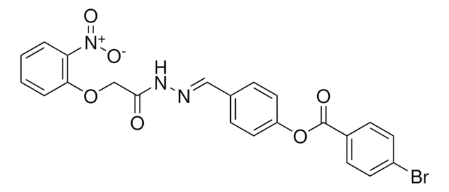 4-((2-(2-(2-NITROPHENOXY)ACETYL)HYDRAZONO)METHYL)PHENYL 4-BROMOBENZOATE AldrichCPR