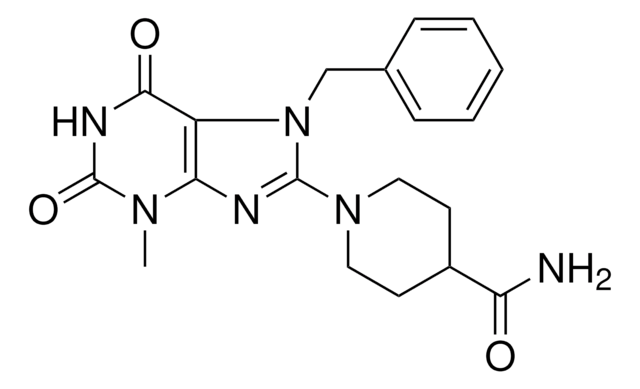 1-(7-BENZYL-3-METHYL-2,6-DIOXO-2,3,6,7-TETRAHYDRO-1H-PURIN-8-YL)-4-PIPERIDINECARBOXAMIDE AldrichCPR