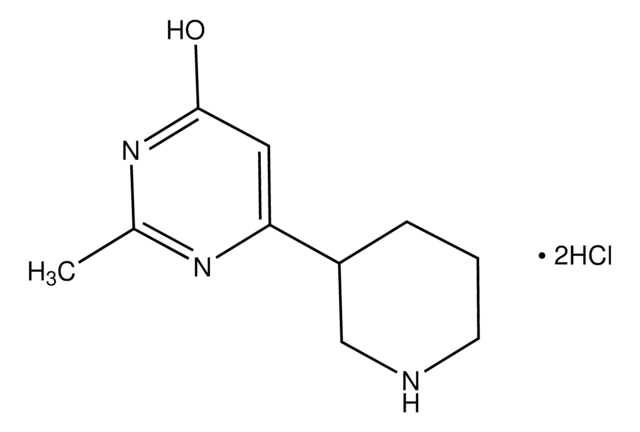 2-Methyl-6-(3-piperidinyl)-4-pyrimidinol dihydrochloride AldrichCPR