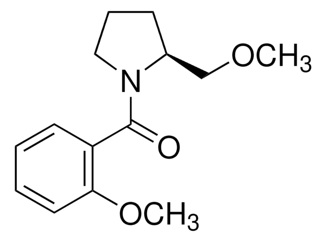 (S)-(&#8722;)-1-(2-Methoxybenzoyl)-2-(methoxymethyl)pyrrolidine 99%