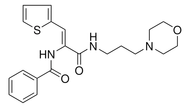 N-(1-(((3-(4-MORPHOLINYL)PROPYL)AMINO)CARBONYL)-2-(2-THIENYL)VINYL)BENZAMIDE AldrichCPR