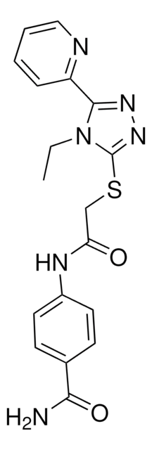 4-((((4-ETHYL-5-(2-PYRIDINYL)-4H-1,2,4-TRIAZOL-3-YL)THIO)ACETYL)AMINO)BENZAMIDE AldrichCPR