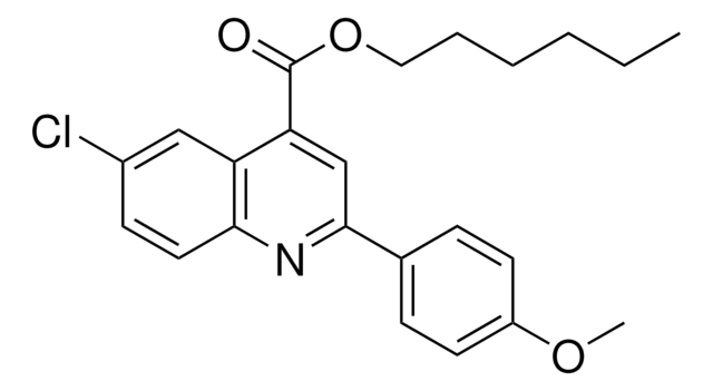 HEXYL 6-CHLORO-2-(4-METHOXYPHENYL)-4-QUINOLINECARBOXYLATE AldrichCPR