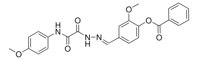 2-METHOXY-4-(2-((4-METHOXYANILINO)(OXO)ACETYL)CARBOHYDRAZONOYL)PHENYL BENZOATE AldrichCPR