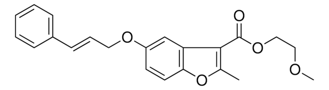 2-ME-5-(3-PHENYL-ALLYLOXY)-BENZOFURAN-3-CARBOXYLIC ACID 2-METHOXY-ETHYL ESTER AldrichCPR