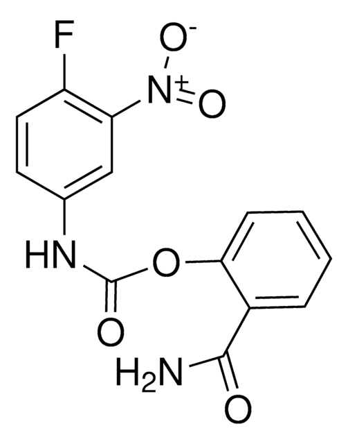 2-carbamoylphenyl N-(4-fluoro-3-nitrophenyl)carbamate Aldrichcpr 