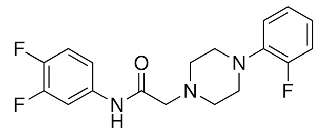 N-(3,4-DIFLUOROPHENYL)-2-(4-(2-FLUOROPHENYL)-1-PIPERAZINYL)ACETAMIDE AldrichCPR