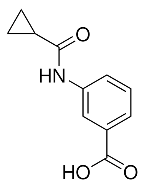 3-[(CYCLOPROPYLCARBONYL)AMINO]BENZOIC ACID AldrichCPR