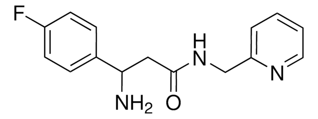 3-Amino-3-(4-fluorophenyl)-N-(2-pyridinylmethyl)propanamide AldrichCPR