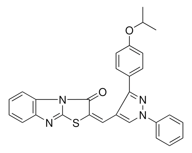 (2E)-2-{[3-(4-ISOPROPOXYPHENYL)-1-PHENYL-1H-PYRAZOL-4-YL]METHYLENE}[1,3]THIAZOLO[3,2-A]BENZIMIDAZOL-3(2H)-ONE AldrichCPR