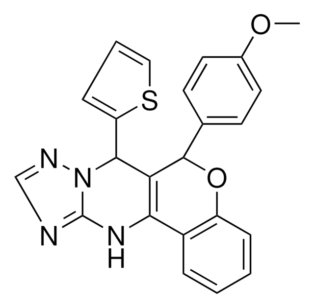 6-(4-METHOXYPHENYL)-7-(2-THIENYL)-7,12-DIHYDRO-6H-CHROMENO[4,3-D][1,2,4]TRIAZOLO[1,5-A]PYRIMIDINE AldrichCPR