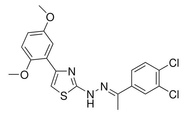 1-(3,4-DICHLOROPHENYL)ETHANONE [4-(2,5-DIMETHOXYPHENYL)-1,3-THIAZOL-2-YL]HYDRAZONE AldrichCPR