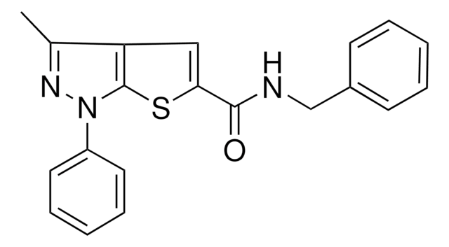 N-BENZYL-3-METHYL-1-PHENYL-1H-THIENO(2,3-C)PYRAZOLE-5-CARBOXAMIDE AldrichCPR