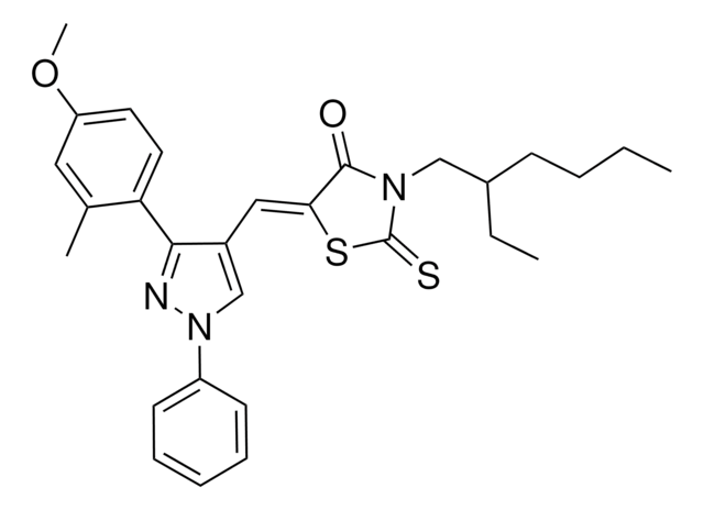 (5Z)-3-(2-ETHYLHEXYL)-5-{[3-(4-METHOXY-2-METHYLPHENYL)-1-PHENYL-1H-PYRAZOL-4-YL]METHYLENE}-2-THIOXO-1,3-THIAZOLIDIN-4-ONE AldrichCPR