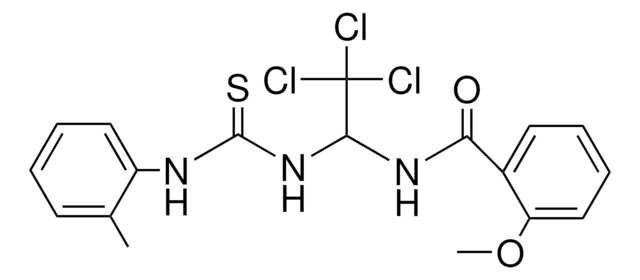 2-METHOXY-N-(2,2,2-TRICHLORO-1-(3-O-TOLYL-THIOUREIDO)-ETHYL)-BENZAMIDE AldrichCPR