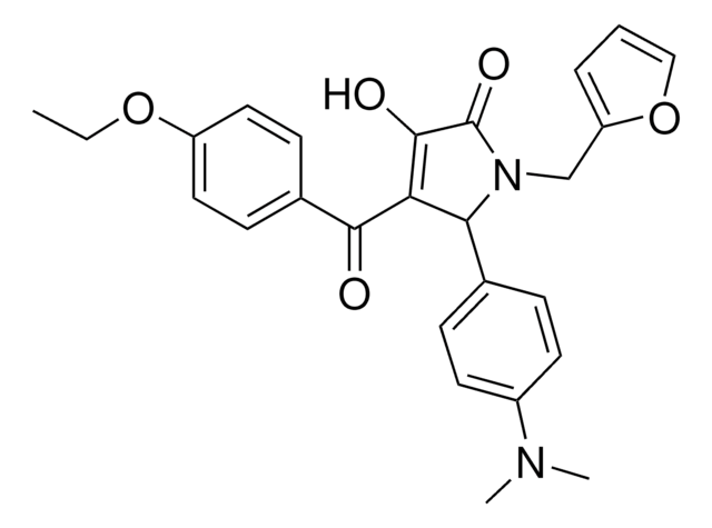 5-[4-(DIMETHYLAMINO)PHENYL]-4-(4-ETHOXYBENZOYL)-1-(2-FURYLMETHYL)-3-HYDROXY-1,5-DIHYDRO-2H-PYRROL-2-ONE AldrichCPR