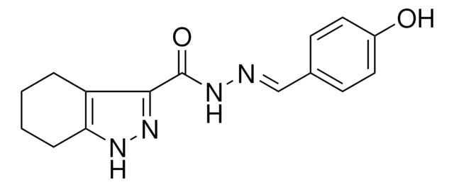 4,5,6,7-TETRAHYDRO-1H-INDAZOLE-3-CARBOXYLIC ACID (4-HO-BENZYLIDENE)-HYDRAZIDE AldrichCPR