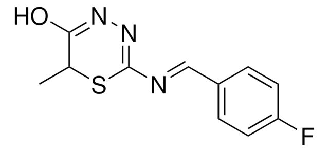 2-((4-FLUOROBENZYLIDENE)AMINO)-6-METHYL-6H-1,3,4-THIADIAZIN-5-OL AldrichCPR