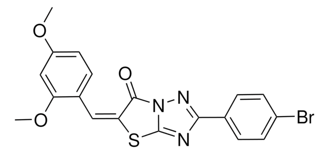 (5E)-2-(4-BROMOPHENYL)-5-(2,4-DIMETHOXYBENZYLIDENE)[1,3]THIAZOLO[3,2-B ...