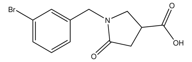 1-(3-Bromobenzyl)-5-oxo-3-pyrrolidinecarboxylic acid AldrichCPR